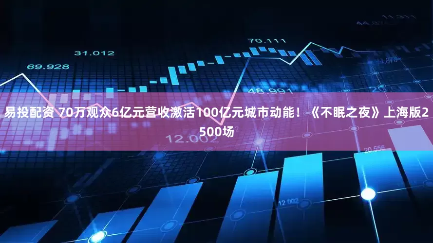易投配资 70万观众6亿元营收激活100亿元城市动能！《不眠之夜》上海版2500场